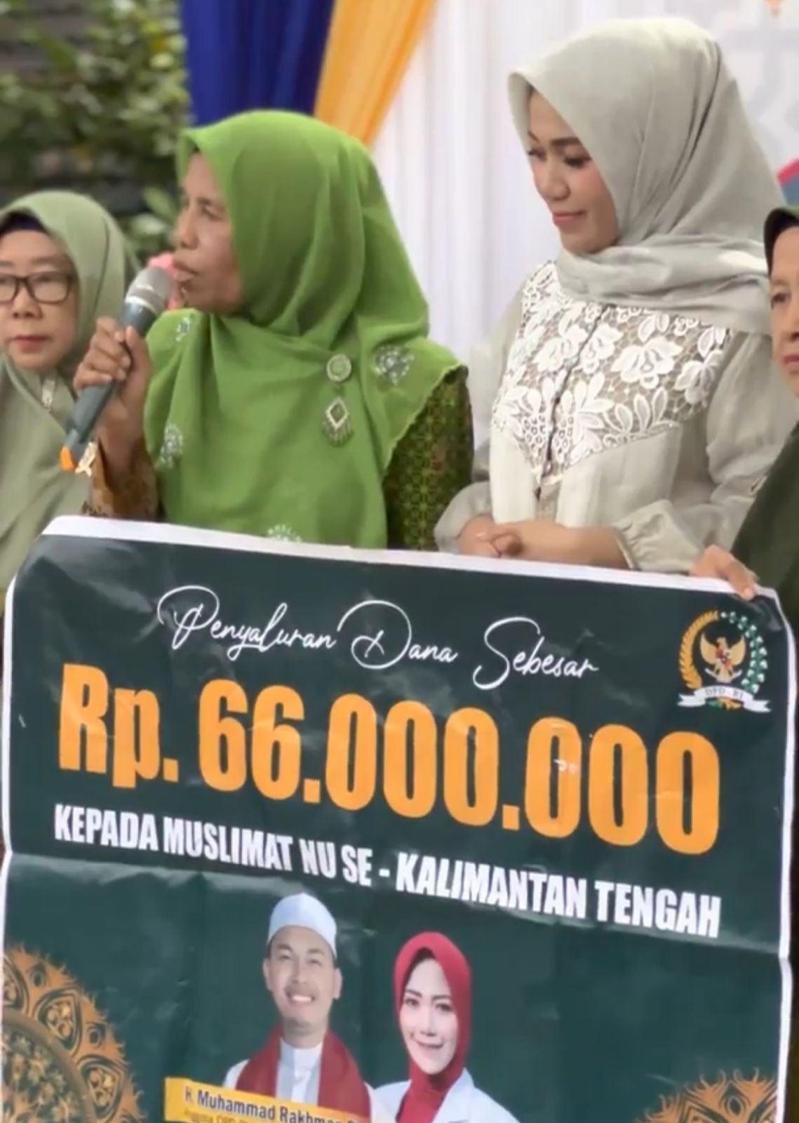 dr Erni Daryanti Serahkan Bantuan Operasional Rp 66 Juta untuk Muslimat NU se-Kalteng