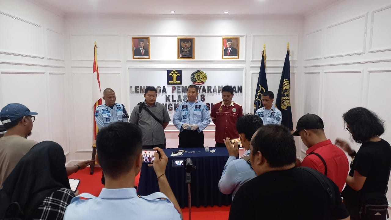 Petugas Lapas Pangkalan Bun Gagalkan Penyelundupan 4,4 Gram Sabu