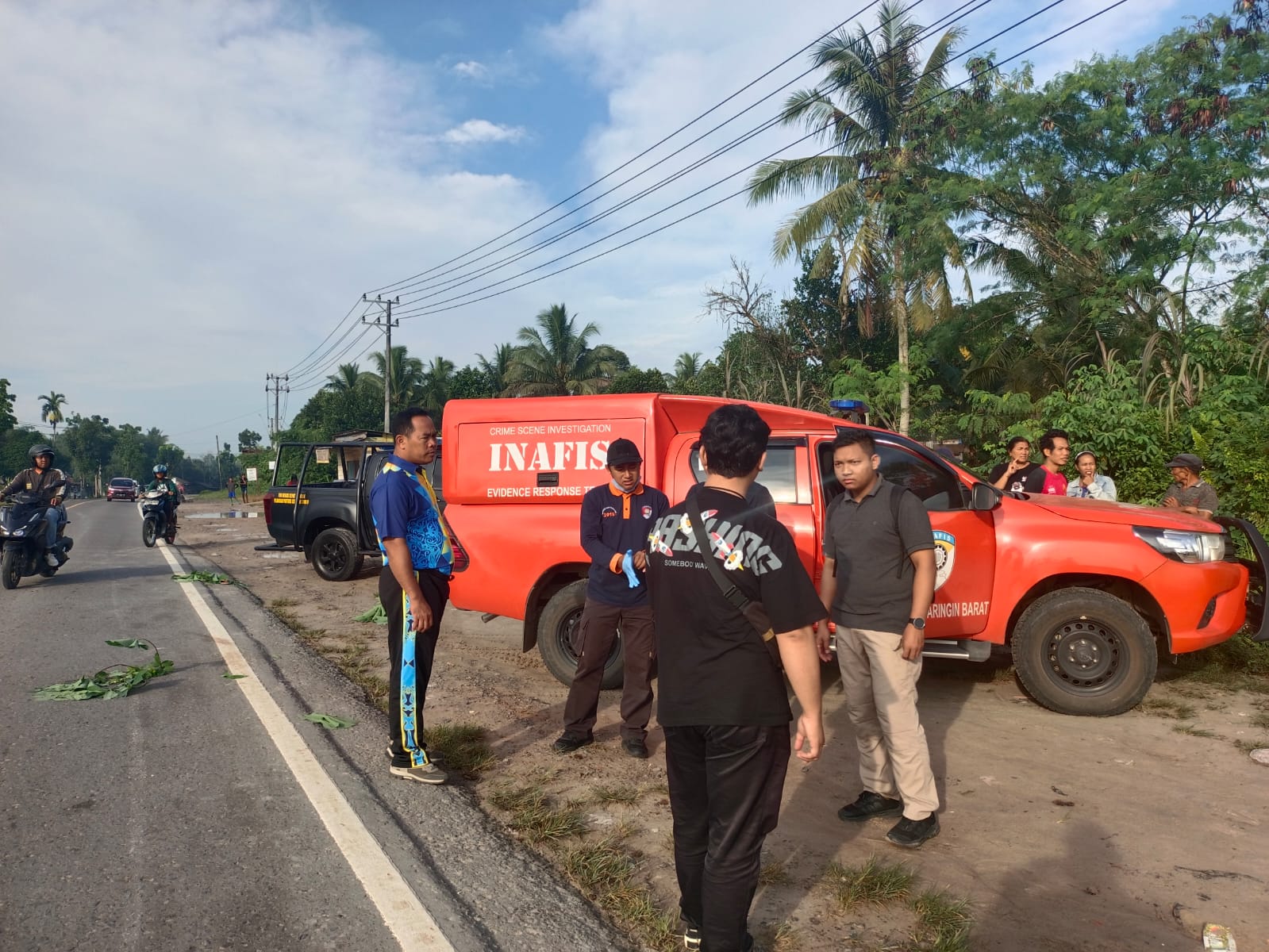 Mayat dengan Luka di Kepala Ditemukan Tergeletak di Pinggir Jalan Ahmad Yani