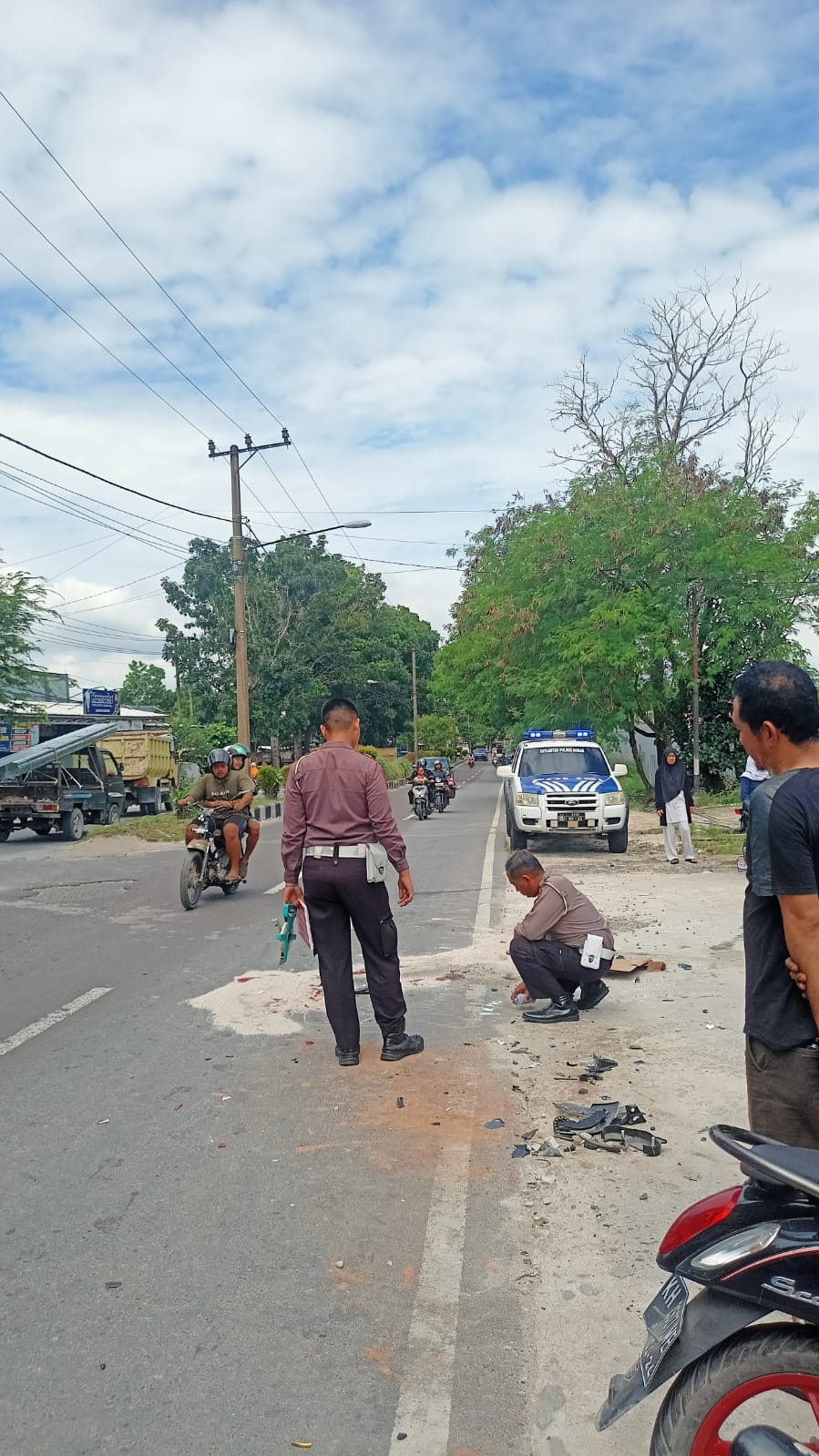 Kecelakaan Maut di Jalan Pasanah Pangkalan Bun, Pengendara Motor Tewas Usai Tabrak Mobil Innova