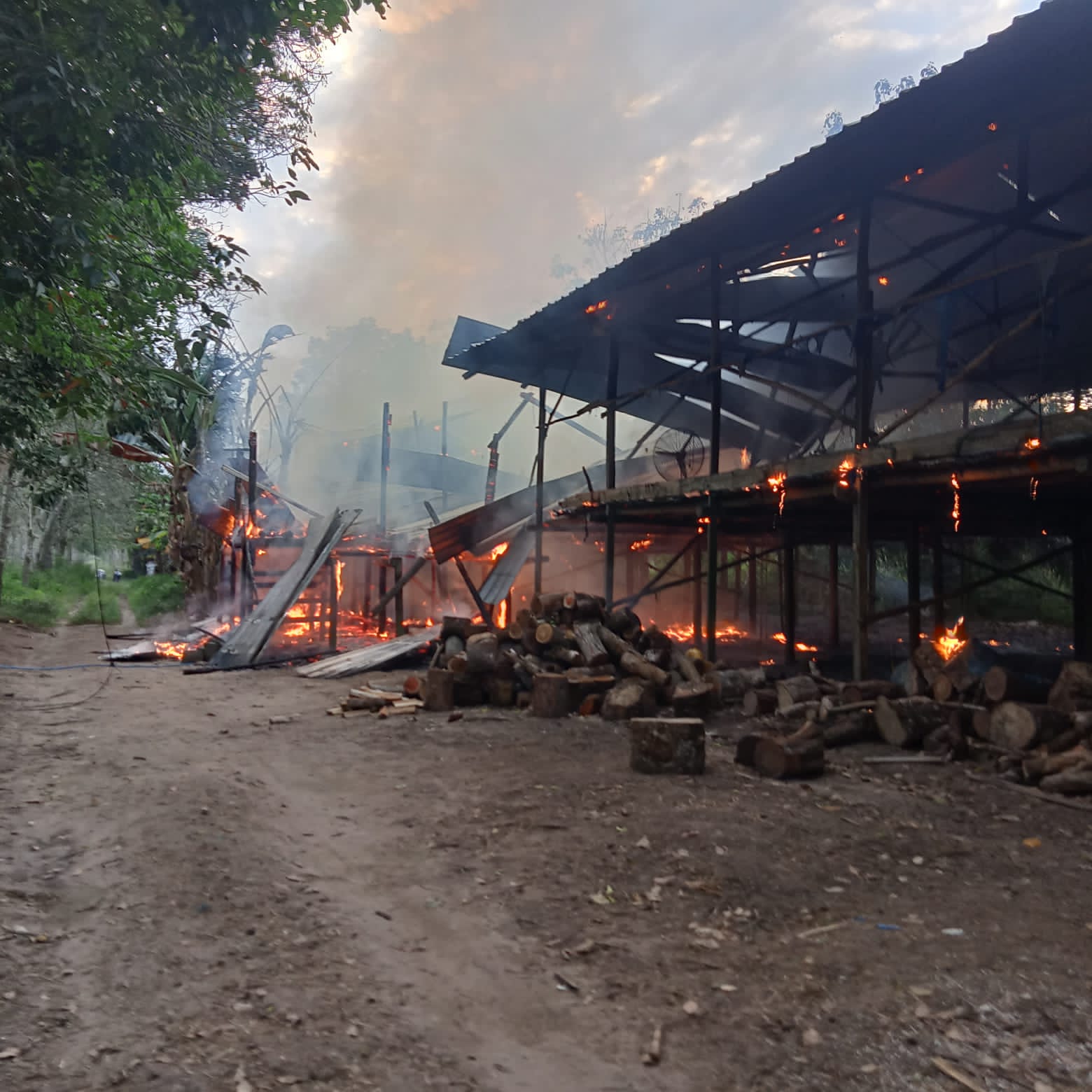 Kebakaran Maut di Kotawaringin Barat Satu Keluarga Tewas