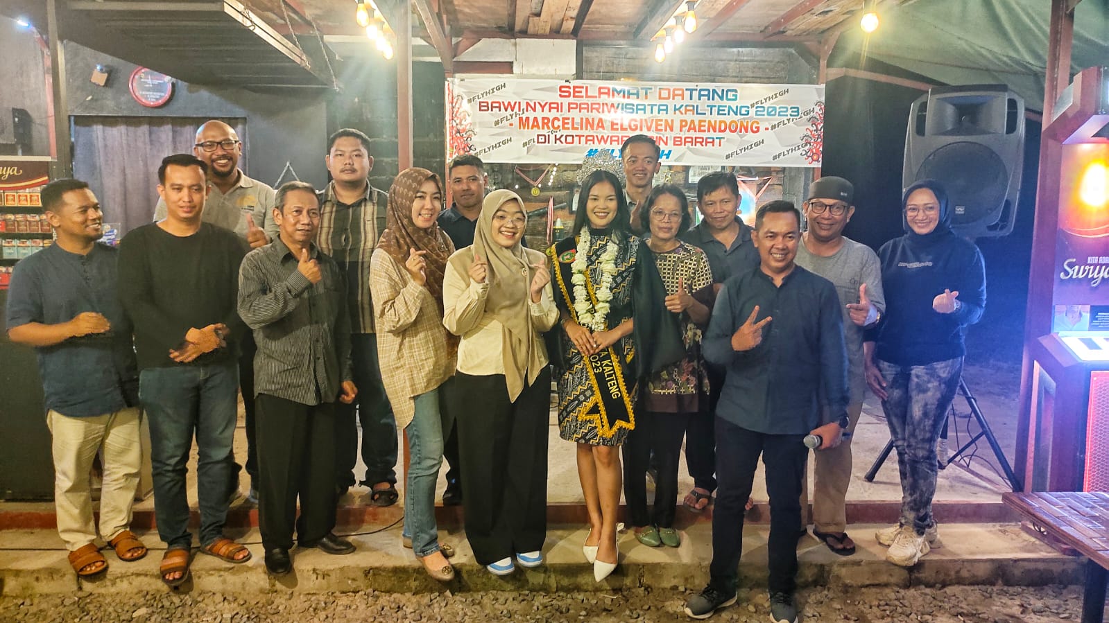 Forkopimda Kobar Sambut Kedatangan Bawi Nyai Pariwisata Kalimantan Tengah