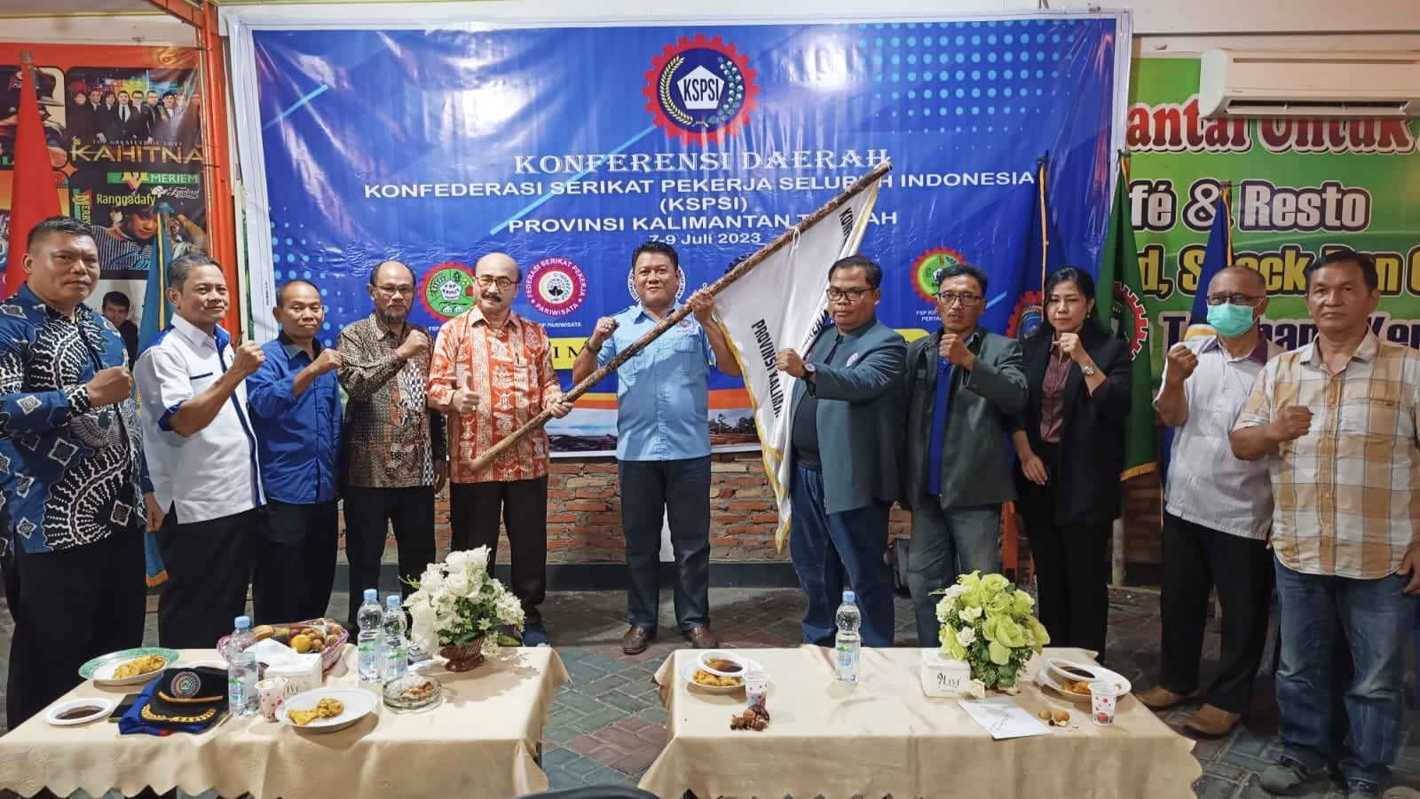 Kosim Hidayat Nakhodai DPD KSPSI Kalteng Periode 2023-2028