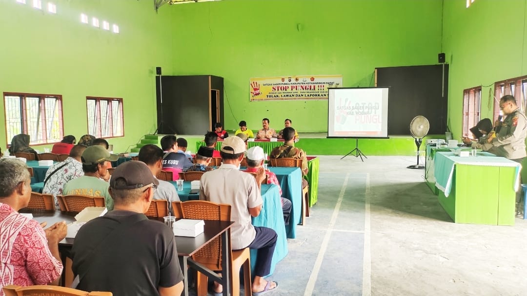 Satgas Saber Pungli Kobar Laksanakan Sosialisasi Pencegahan Pungli ke Desa