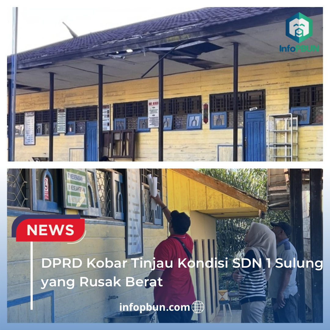 DPRD Kobar Tinjau Kondisi SDN 1 Sulung yang Rusak Berat