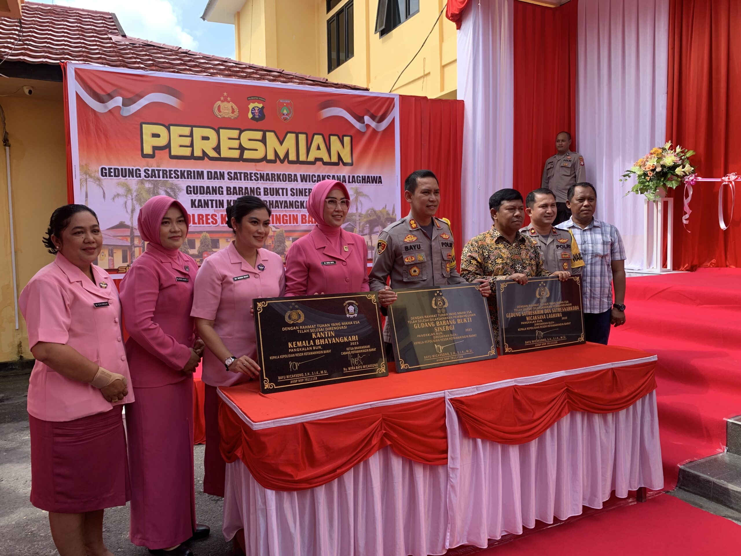 Kapolres Kobar Resmikan Gedung Satreskrim dan Satresnarkoba