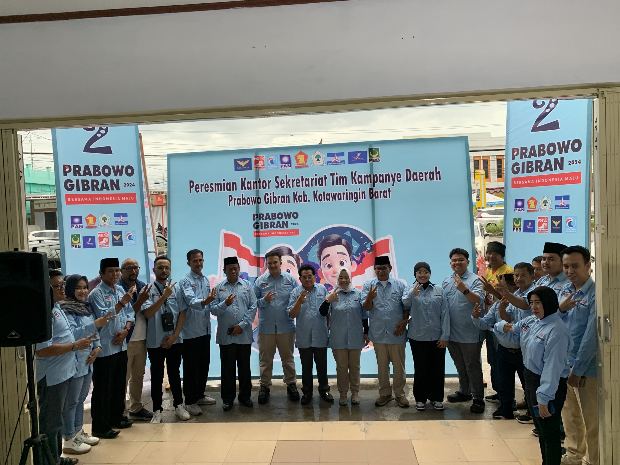 Tim Kampanye Daerah Kotawaringin Barat Optimis Prabowo-Gibran Menang Satu Putaran