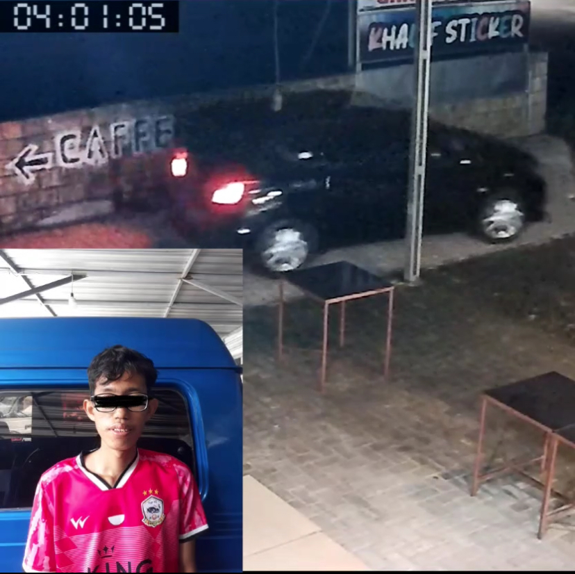 Viral Detik-detik Penjaga Bengkel di Pangkalan Bun Bawa Kabur Mobil Brio