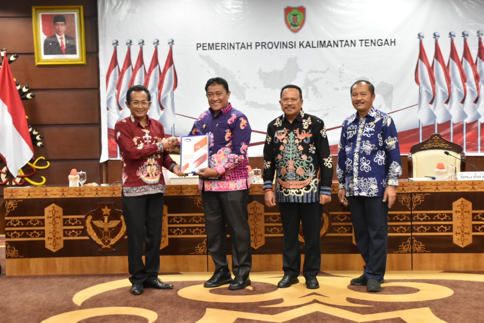 Wagub Kalteng Terima Hasil Pengawasan BPKP Semester II Tahun 2023