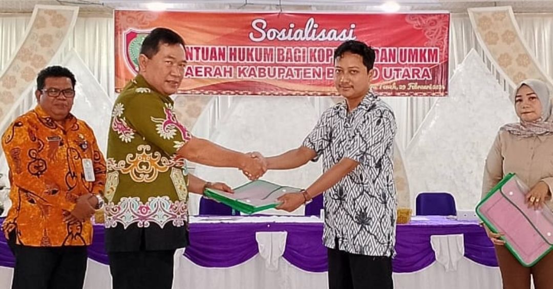 Diskop dan UMKM Kalteng Sosialisasi dan Fasilitasi Bantuan Hukum Bagi UMKM