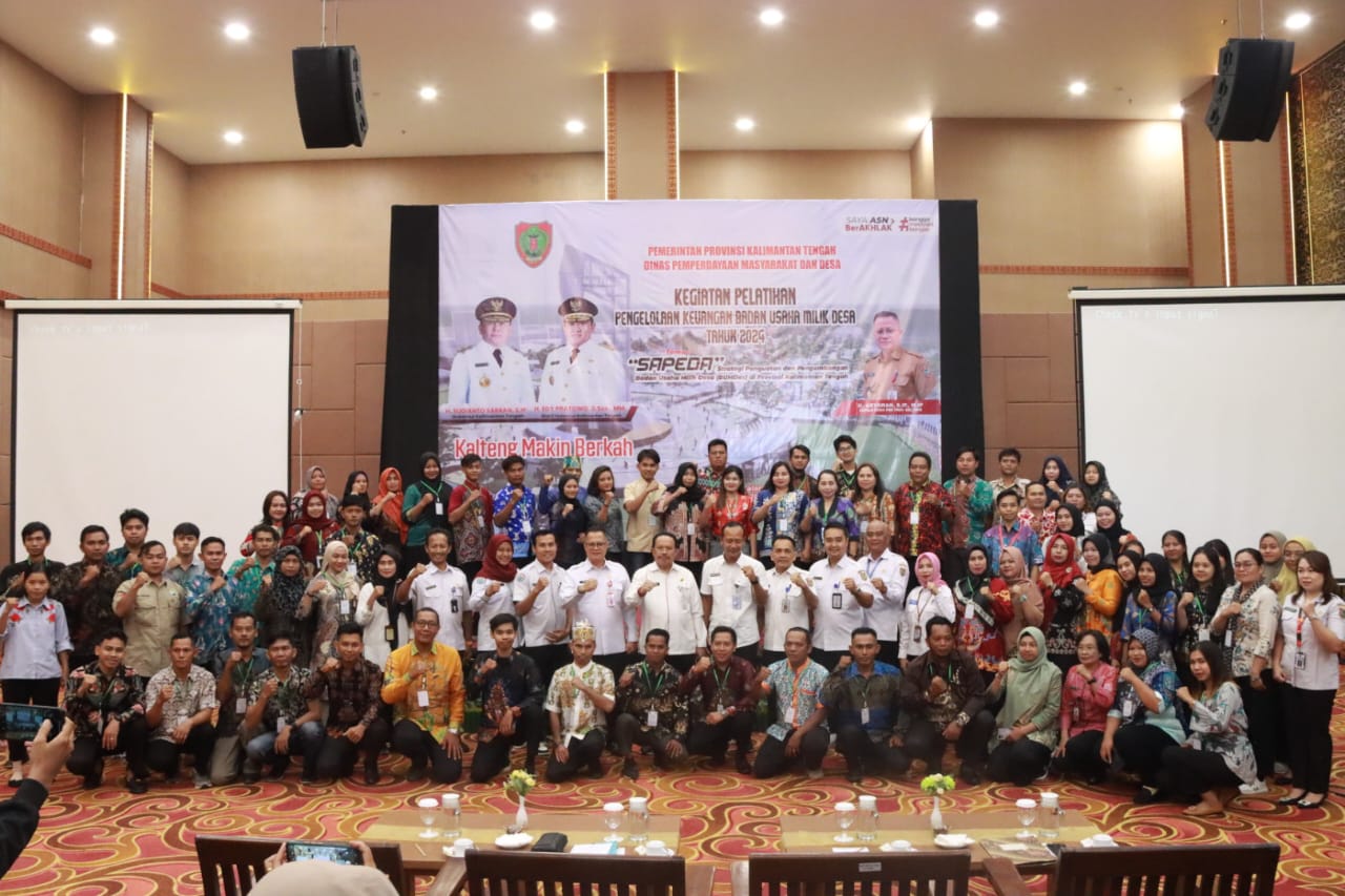 Sekda Kalteng Buka Pelatihan Pengelolaan BUMDES Tahun 2024