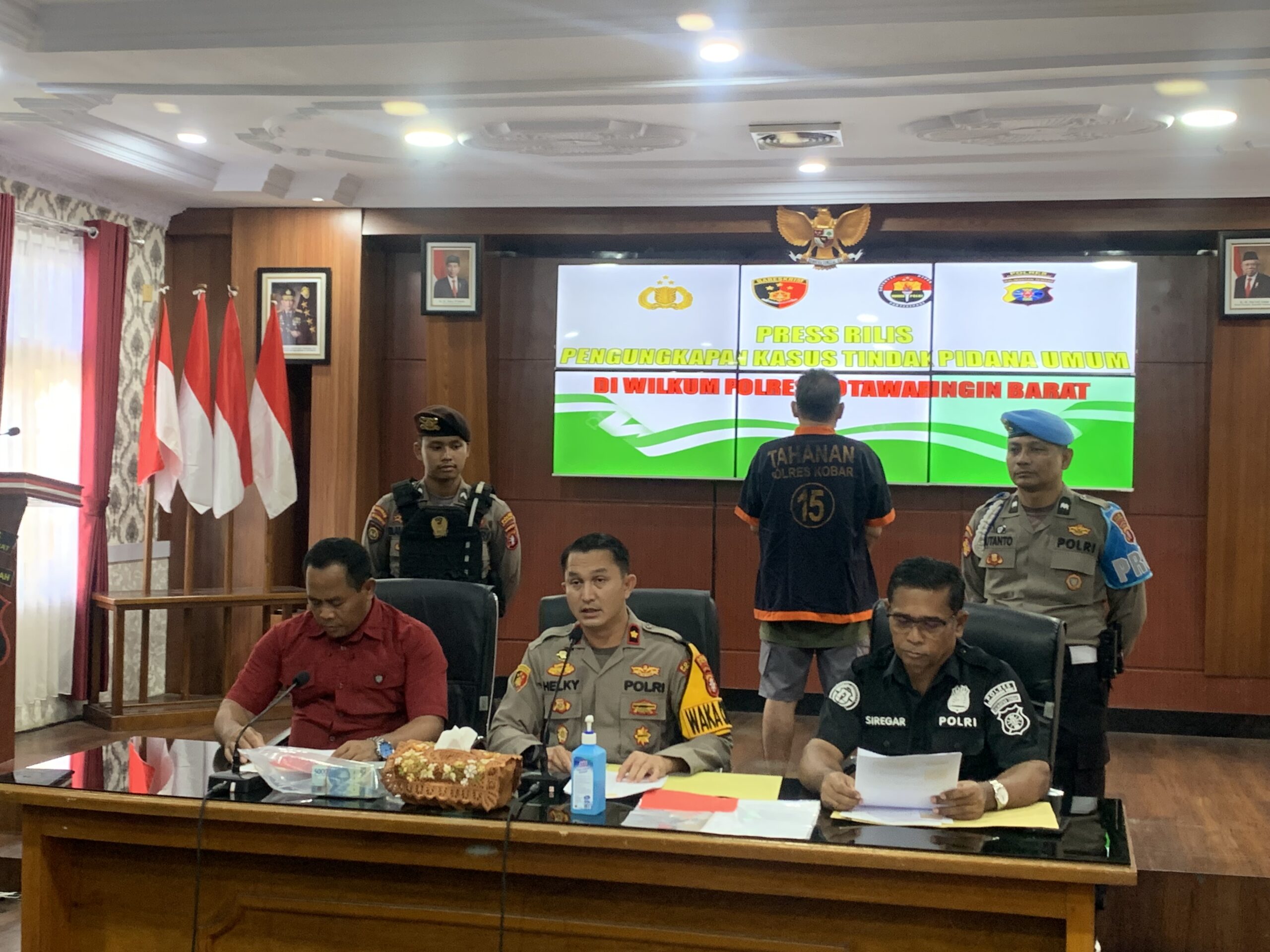 Polres Kobar Tetapkan Kades Runtu Tersangka Kasus Penipuan