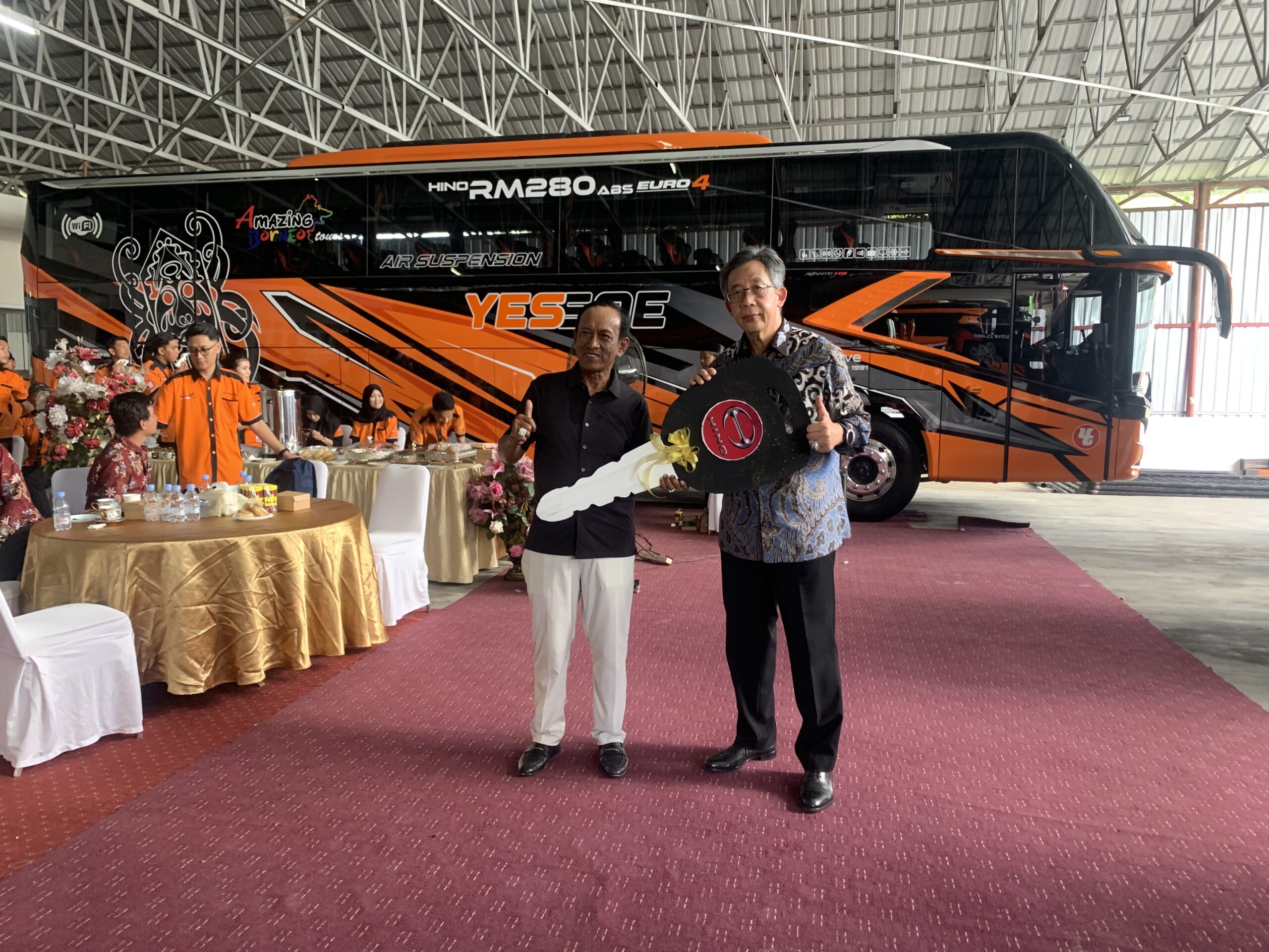 Yessoe Travel Launching Hino Bus RM280 Suspensi Nyaman dan Empuk