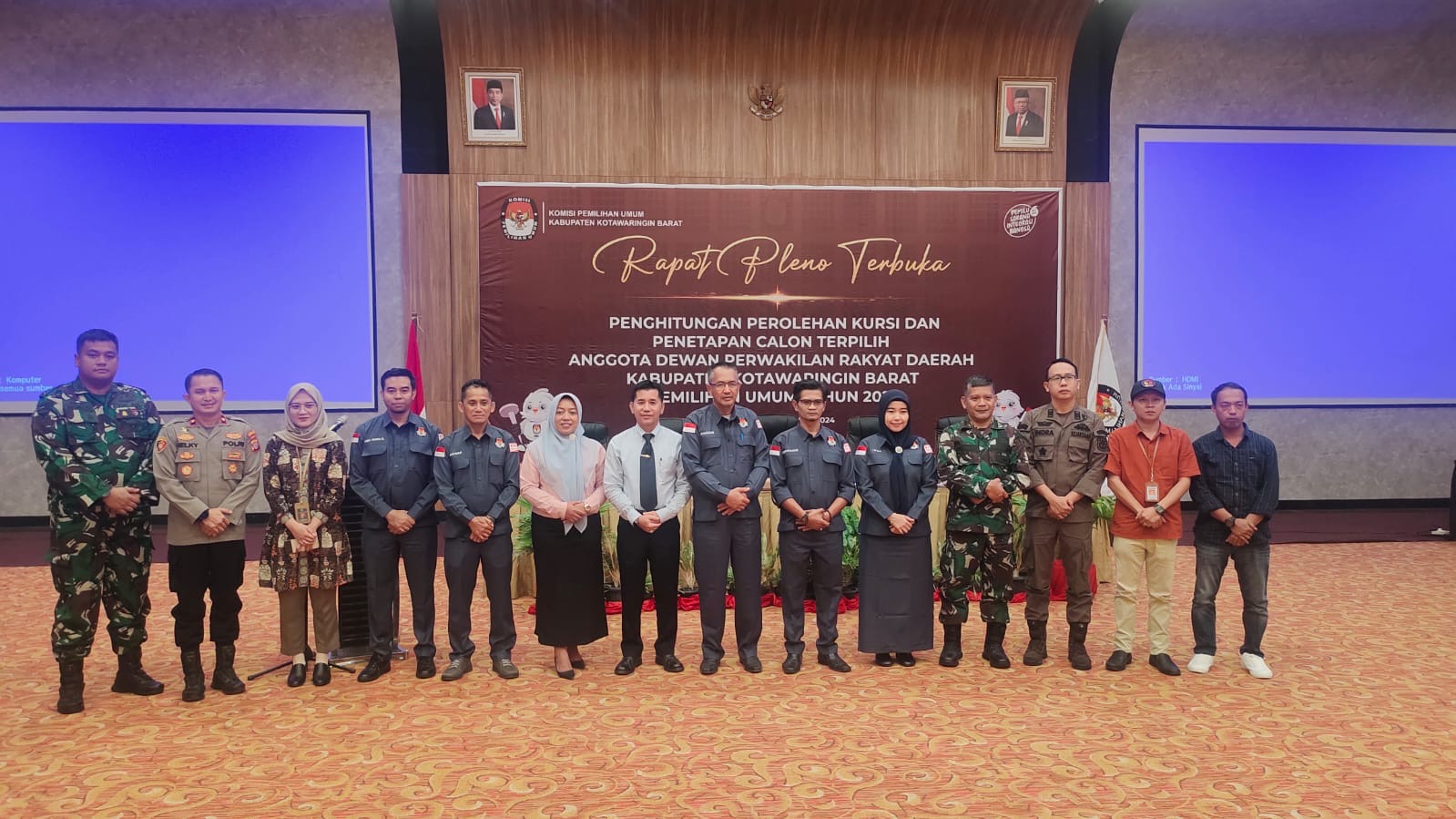 KPU Tetapkan 30 Calon Terpilih yang Lolos DPRD Kobar pada Pemilu 2024