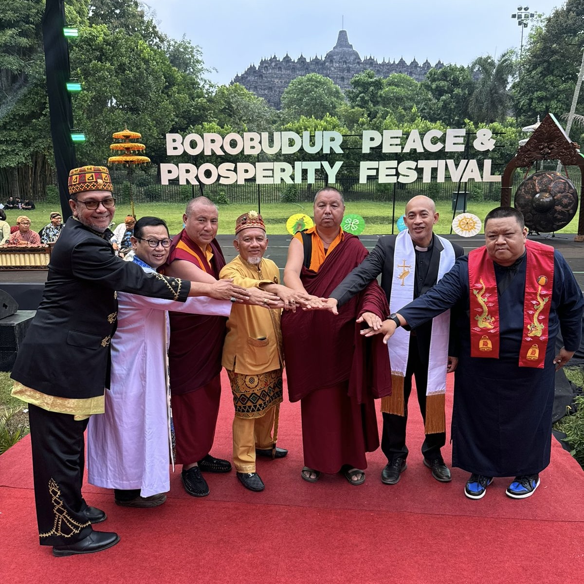 Gusti Kadran Hadiri Borobudur Peace dan Prosperity Festival di Magelang