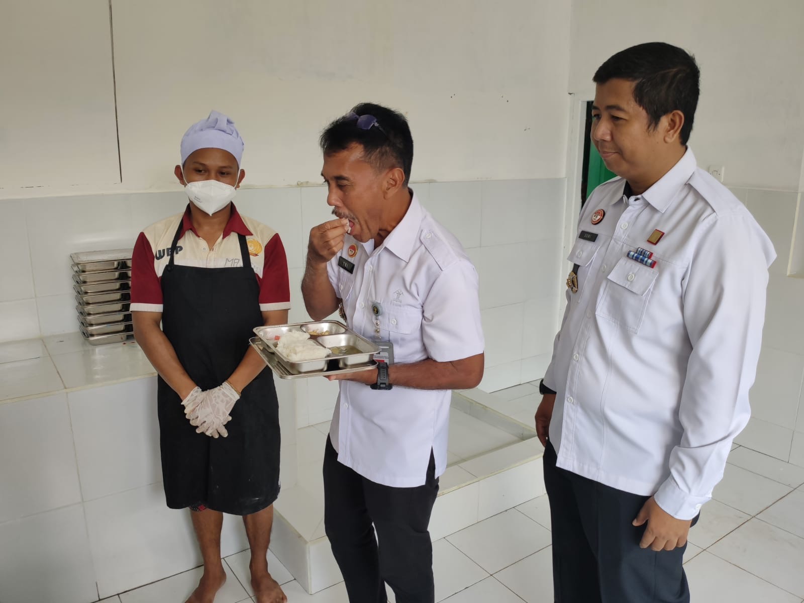 Tinjau Pelayanan Dapur, Kadivpas Monitoring di Lapas Kelas IIB Pangkalan Bun