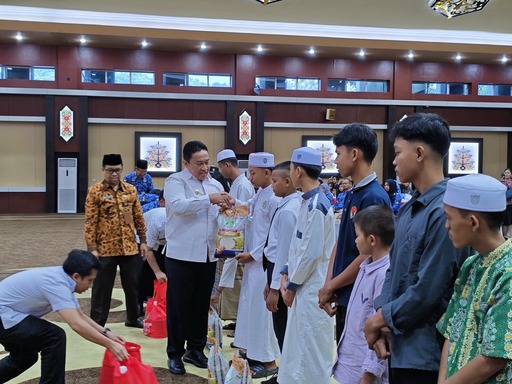 Dinas Dagperin Kalteng Hadiri Peringatan Hari Anak Yatim Provinsi Kalimantan Tengah