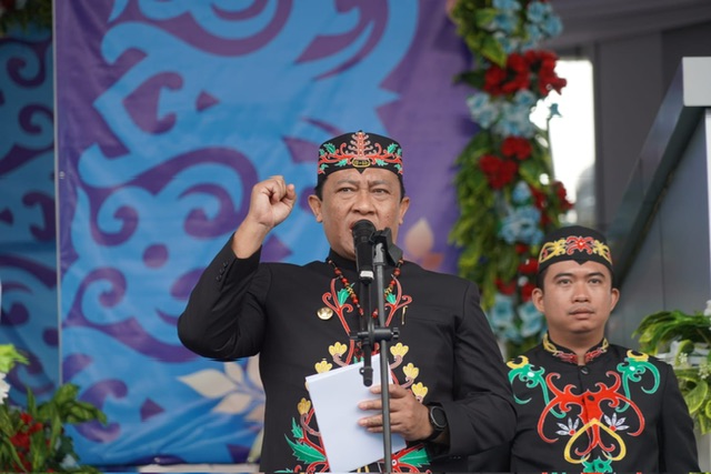 Wagub Edy Pimpin Upacara Peringatan Hari Jadi Ke-74 Kabupaten Barito Utara