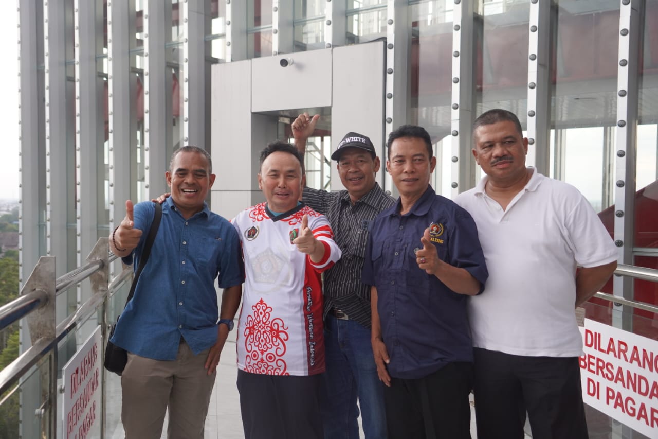 Gubernur Kalteng Tinjau Pembangunan Bundaran Besar dan Ruang Terbuka Hijau
