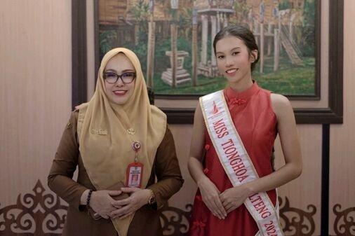 Disbudpar Kalteng Audiensi dengan Finalis Miss Tionghoa Indonesia 2024 Perwakilan Kalteng