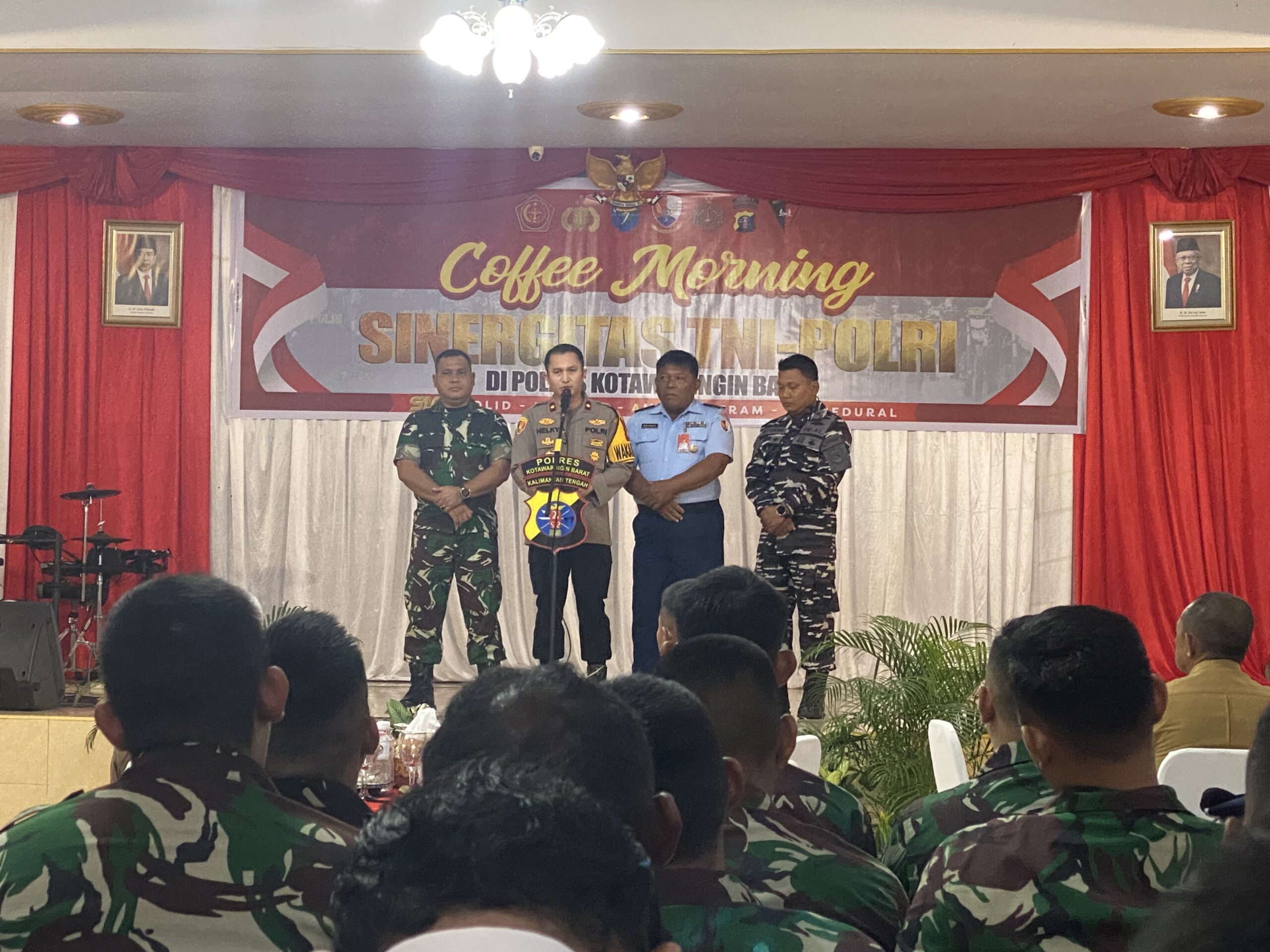 Polri dan 3 Mantra TNI Pastikan Pilkada di Kotawaringin Barat Berjalan Aman