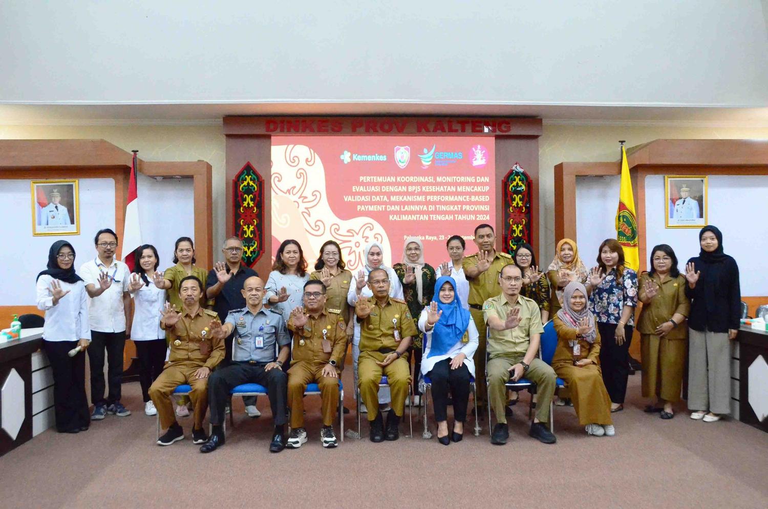 Dinkes Kalteng Gelar Pertemuan Monev dengan BPJS Kesehatan 