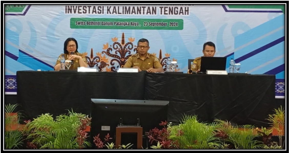 DPMPTSP Gelar Diskusi Pengisian Target dan Realisasi Investasi Kalteng