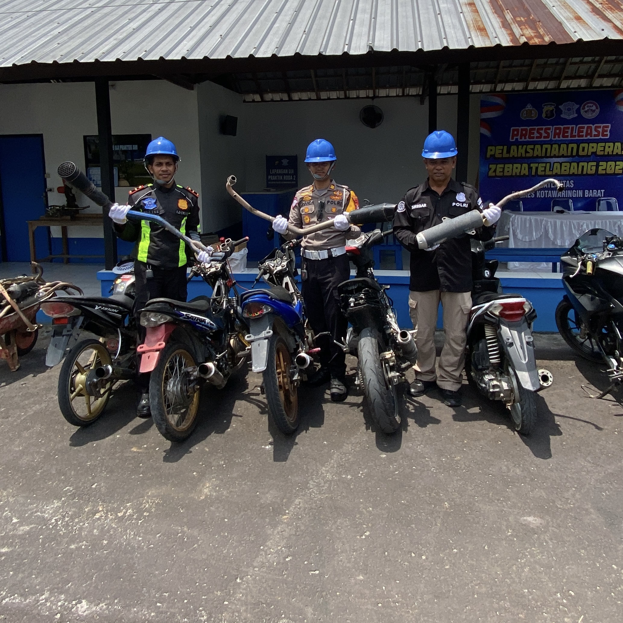 Operasi Zebra Telabang 2024, Satlantas Polres Kobar Tilang 206 Pelanggar