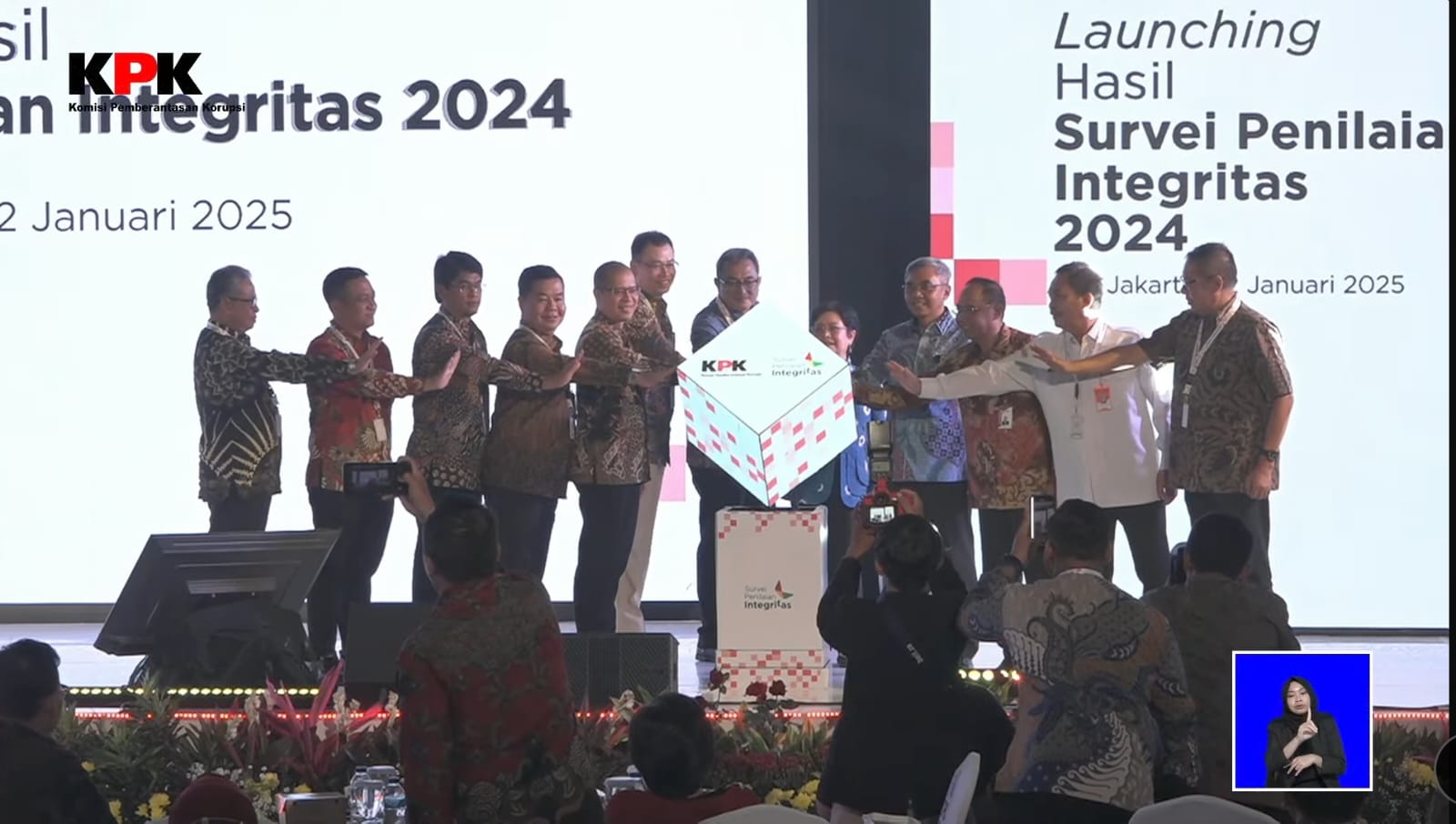 Wagub Kalteng Edy Pratowo Hadiri Launching Virtual Hasil SPI Tahun 2024