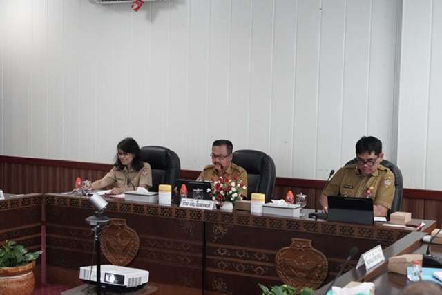 Sahli Gubernur Pemkumpol Herson B. Aden Pimpin Rakor Forum Penataan Ruang Provinsi Kalteng