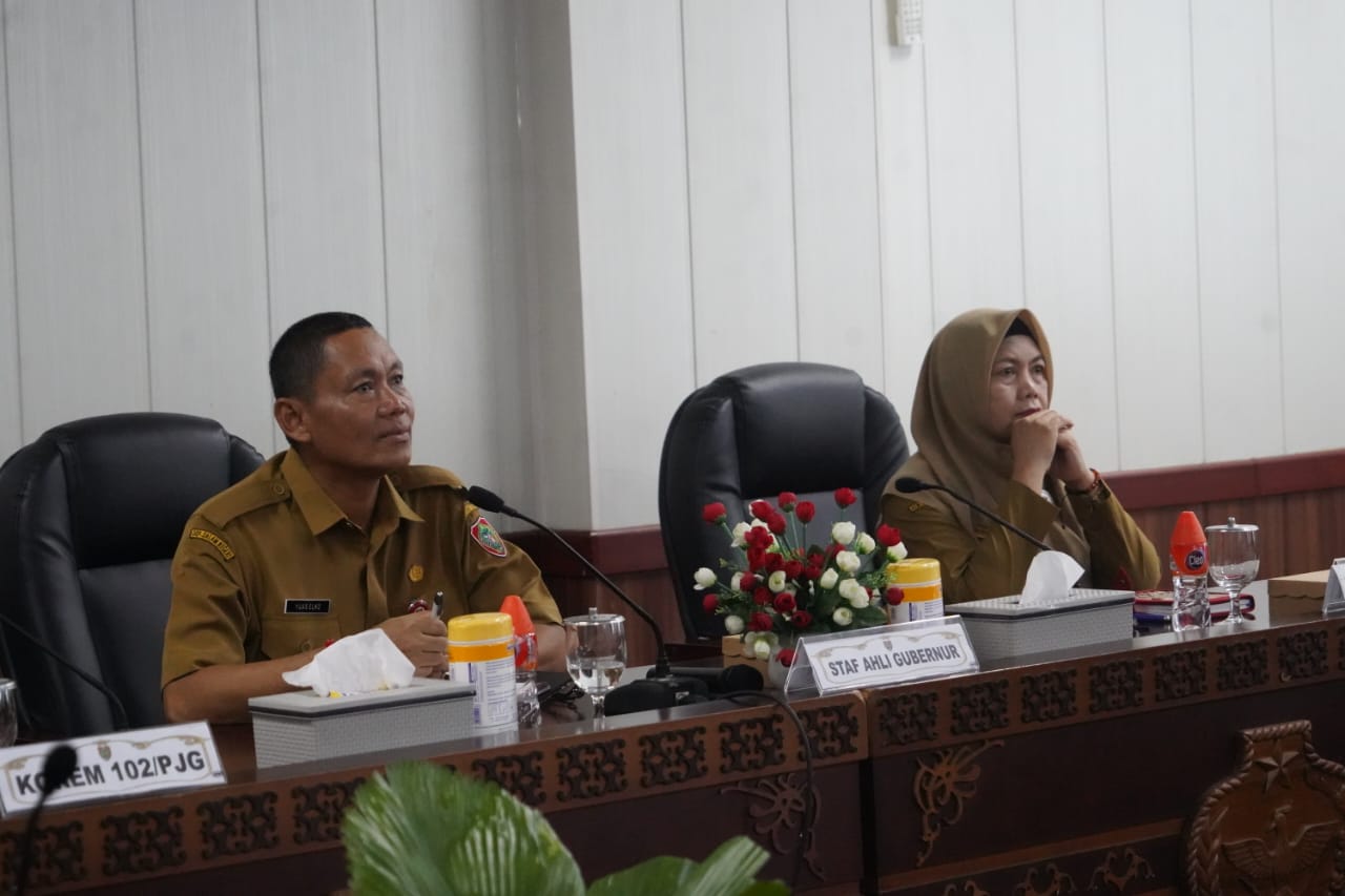 Yuas Elko Hadiri Rakor Virtual Pengendalian Inflasi Perkembangan Harga
