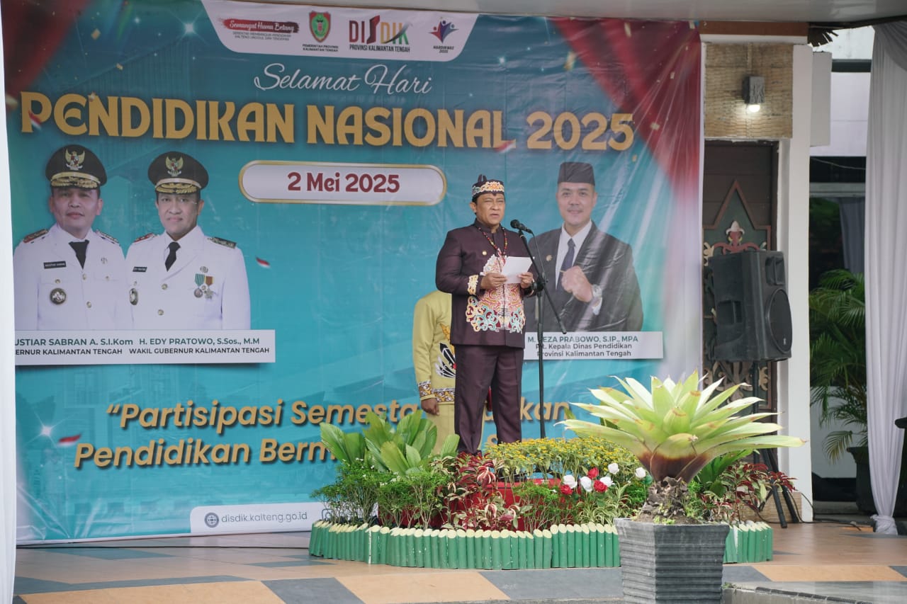 Hardiknas 2025, Kalteng Siap Dukung Pendidikan Bermutu