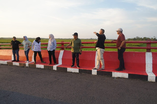Pemprov Kalteng Tinjau Jembatan Sei Jelai Penghubung Sukamara–Ketapang