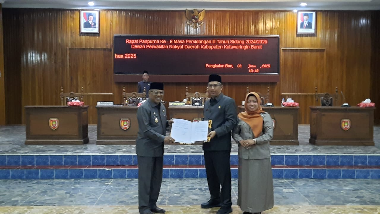 DPRD Kobar Setujui Satu Ranperda dan Tunda Satu Lainnya untuk Pembahasan Lanjutan
