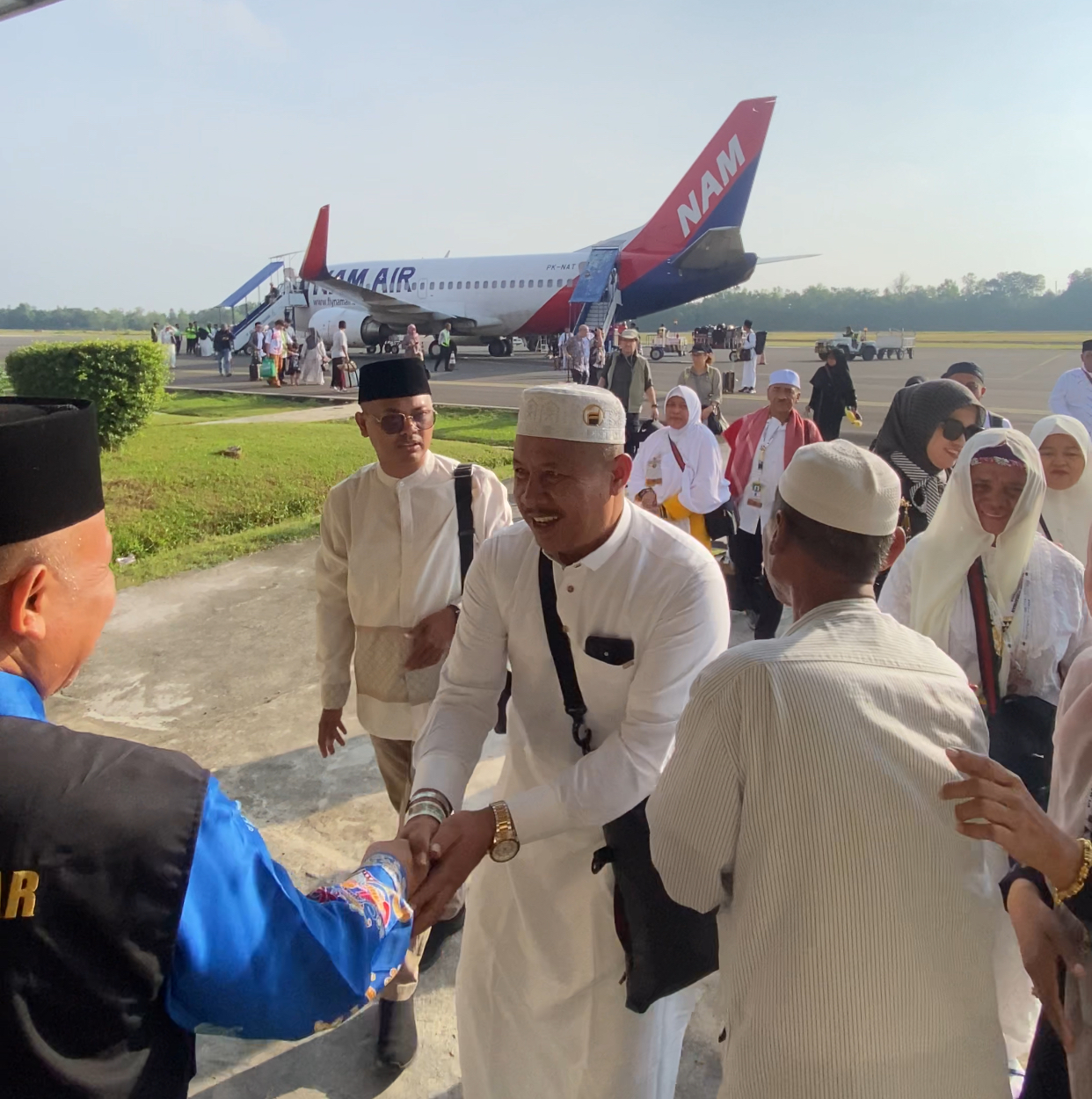 85 Jemaah Haji Plus PT Najah Hurrahman Tiba di Pangkalan Bun dalam Keadaan Sehat