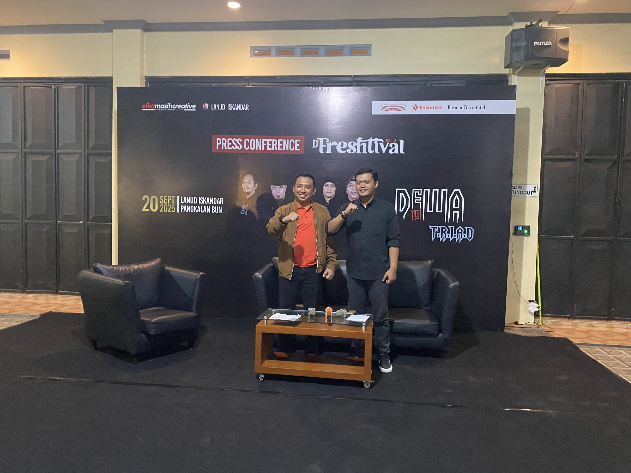 Dewa 19 dan TRIAD Siap Guncang Pangkalan Bun, Dfreshtival Vol.2 Digelar 20 September 2025