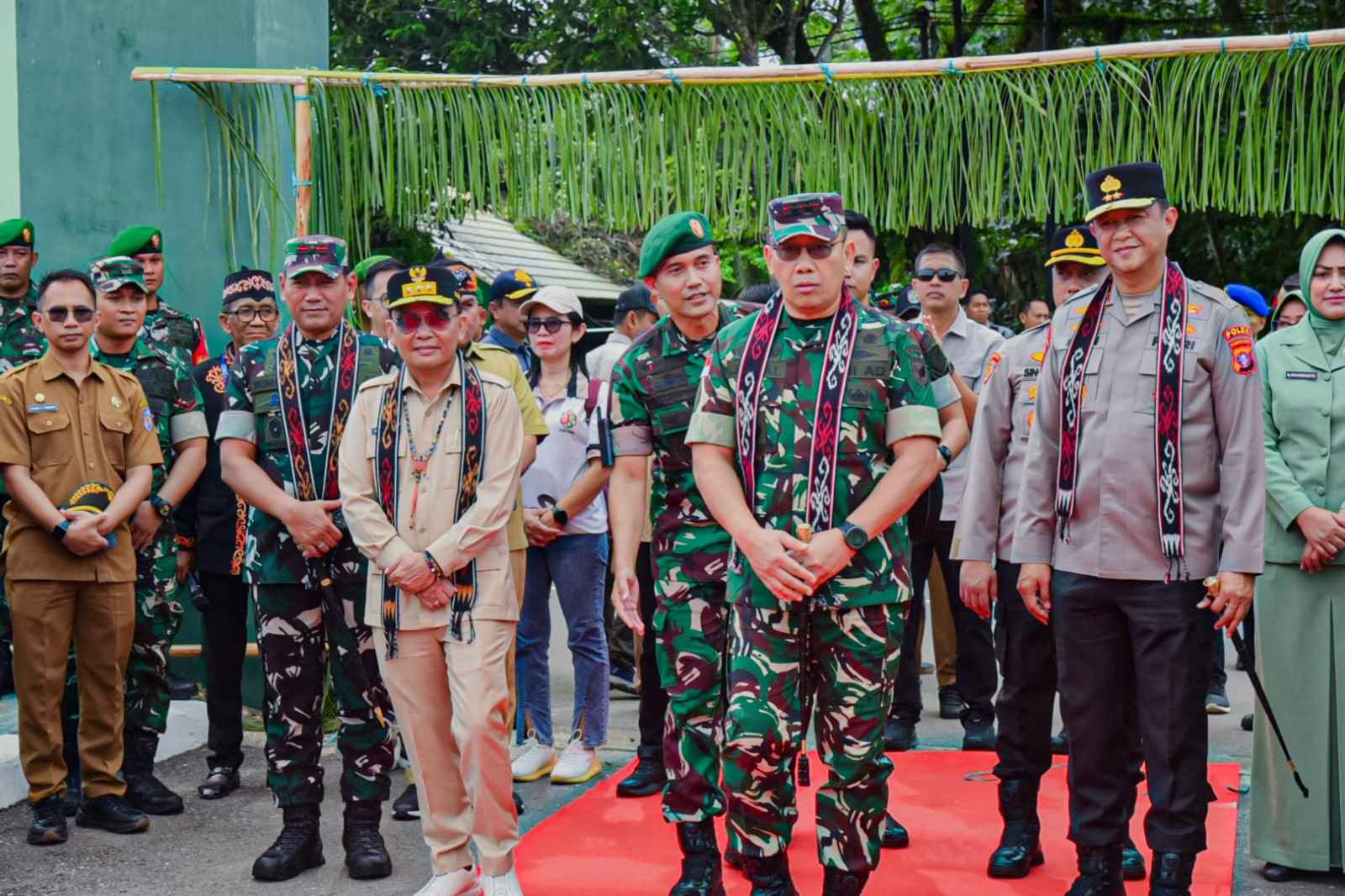 Agustiar Sabran Dampingi Pangdam XII/Tpr di Muara Teweh, Tegaskan Sinergi Jelang Pilkada Ulang