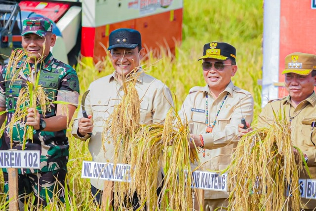 Dukung Ketahanan Pangan Nasional, Gubernur Kalteng Siap Bangun Jalan Strategis di Terusan Makmur