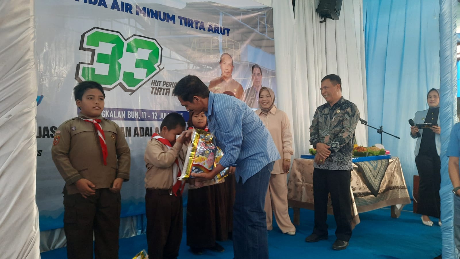 Ketua DPRD Kobar Hadiri Syukuran HUT Ke-33 Perumdam Tirta Arut, Dorong Perluasan Layanan Air Bersih
