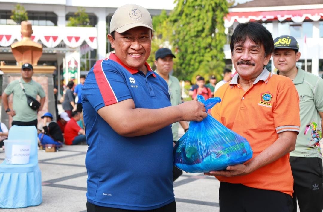 Pemprov Kalteng Ajak ASN Hidup Sehat Lewat Senam Pagi Bersama
