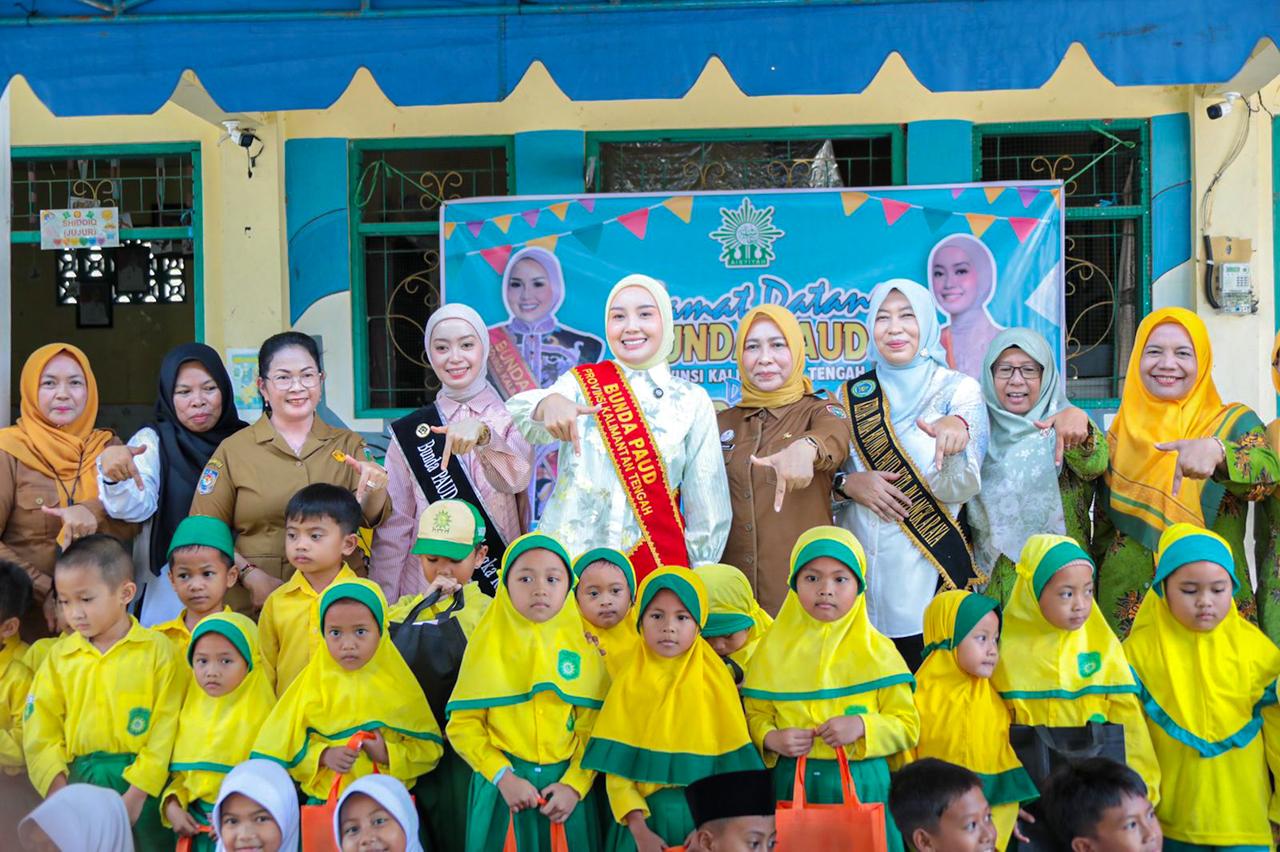 Bunda PAUD Kalteng Kunjungi TK di Palangka Raya, Ajak Orang Tua Dukung Pendidikan Anak Usia Dini