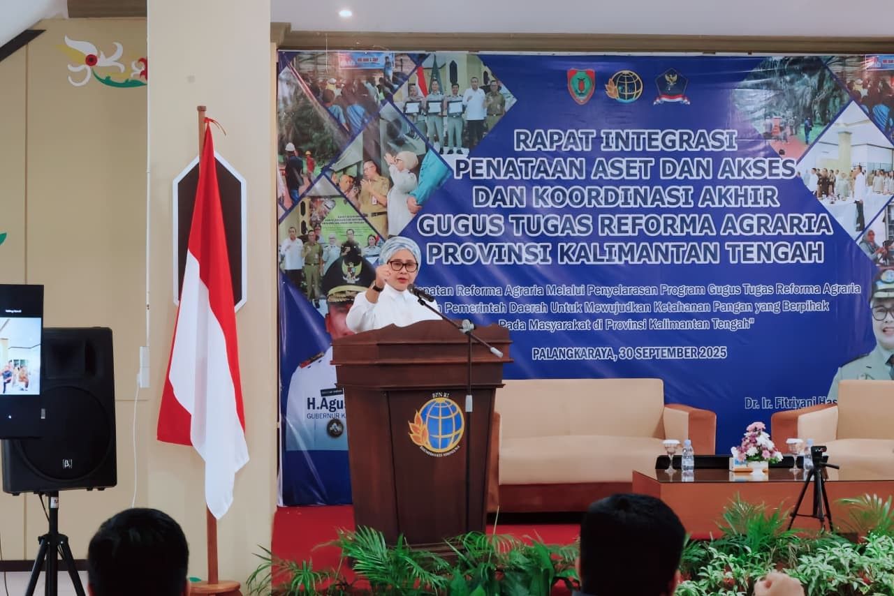 Pemprov Kalteng Tegaskan Komitmen Reforma Agraria Lewat Rakor GTRA 2025