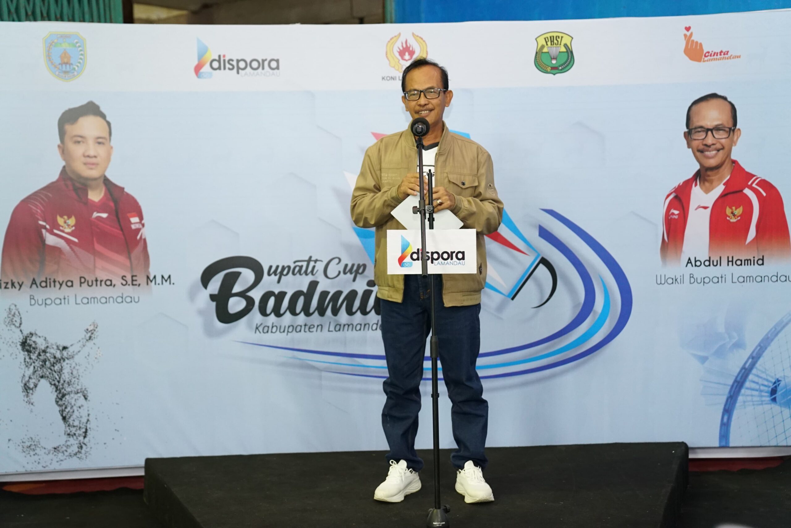 Turnamen Badminton Bupati Cup 2025 Dibuka, Wabup Ajak Atlet Tunjukkan Sportivitas dan Prestasi