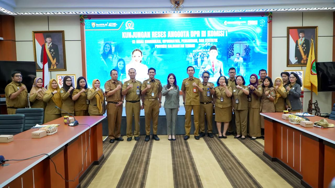 Diskominfosantik Kalteng Terima Kunjungan DPR RI, Bahas Percepatan Internet dan Literasi Digital