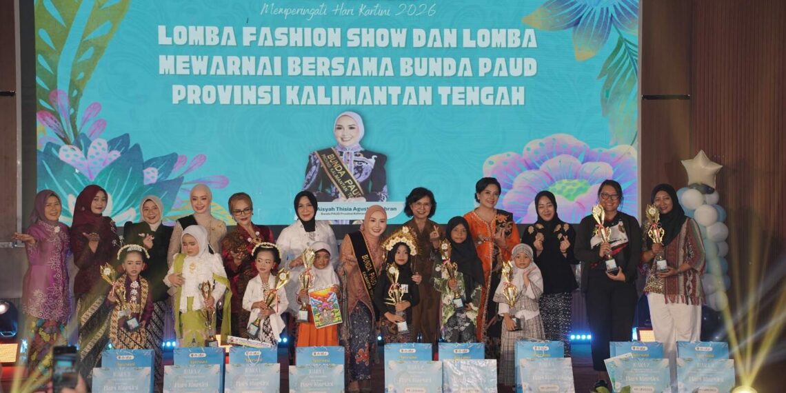 Semarak Hari Kartini ke-147, Lomba PAUD Kalteng Bentuk Karakter Anak Sejak Dini