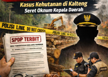 SPDP Terbit! Kasus Kehutanan di Kalteng Seret Oknum Kepala Daerah