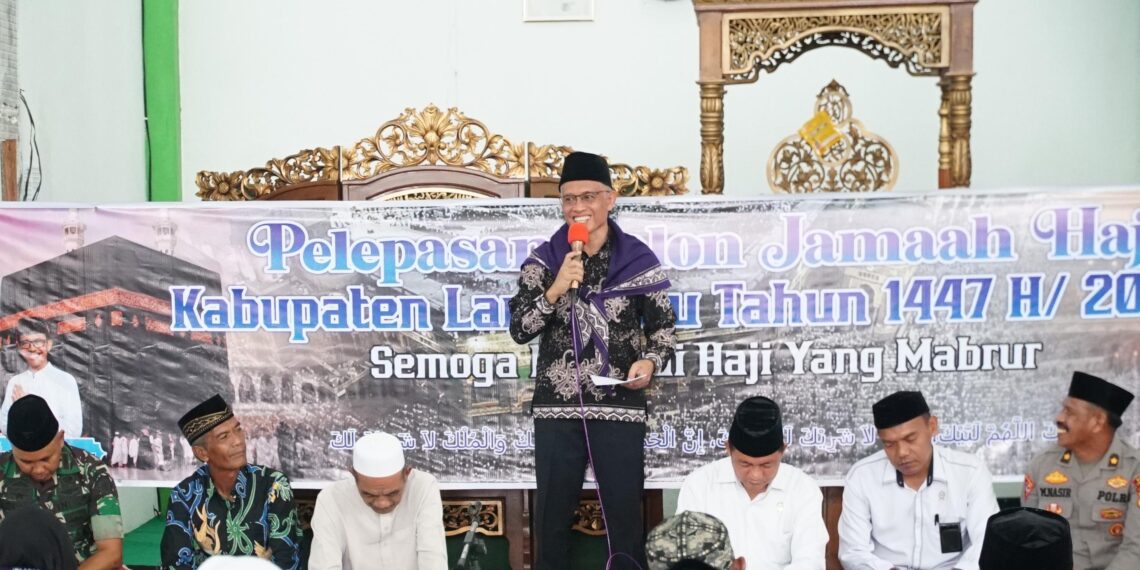 Prosesi Haru Pelepasan Jamaah Haji Lamandau, 47 Orang Berangkat ke Tanah Suci