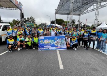 Pj Sekda Linae Aden Lepas Ratusan Peserta Kalteng Berseli 69K Sambut HUT ke-69 Kalteng