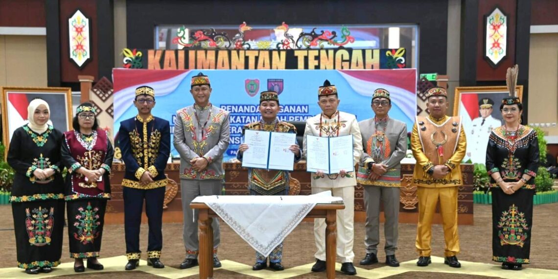 Gubernur Kalteng Hadiri Penandatanganan Hibah Pembangunan Rindam XXII/Tambun Bungai