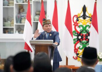 Gubernur Agustiar Sabran Lantik Enam Pejabat Tinggi Pratama Pemprov Kalteng